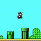 mario jumping over some warp pipes in id software super mario bros 3 pc port